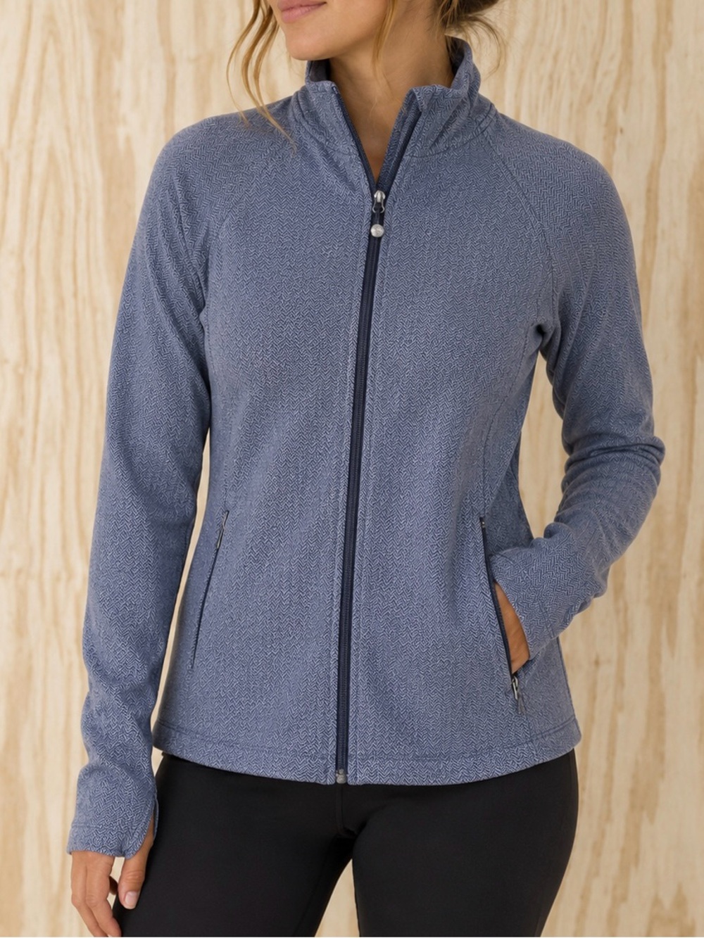 Athleta Full Zip Women’s Gray Pullover Gym Yoga Top Jacket Size XS